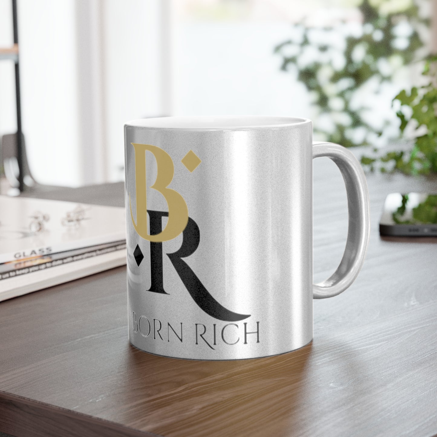 Born Rich Affirmation Mug - Sip Success Daily
